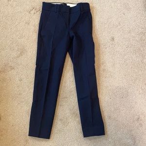 Navy jcrew cameron pants